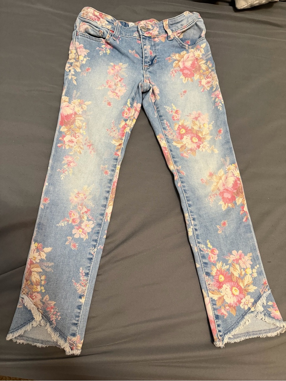GAP Light Blue Floral skinny Jeans